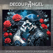 Papier Mousseline M. et Mme Dracula - Découpage -