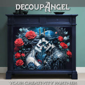 Papier Mousseline M. et Mme Dracula - Découpage -