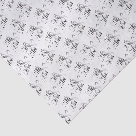 Papier Mousseline M. Et Mme Motif (Détail)