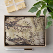 Papier Mousseline M. Toad et les Tsiganes par Arthur Rackham (Cadeau)