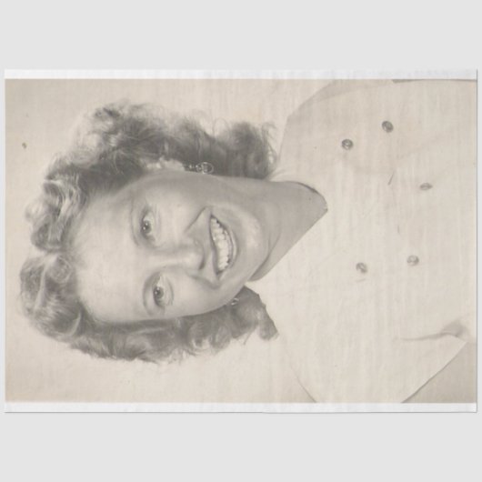 Papier Mousseline Ma Mère La Mère du monde  (Recto)