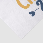 Papier Mousseline Ma première croisière 2024 (Détail)