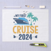 Papier Mousseline Ma première croisière 2024 (Artisanat)