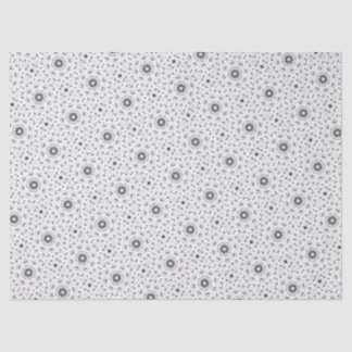 Papier Mousseline Maacah001 B&W Doodle abstrait