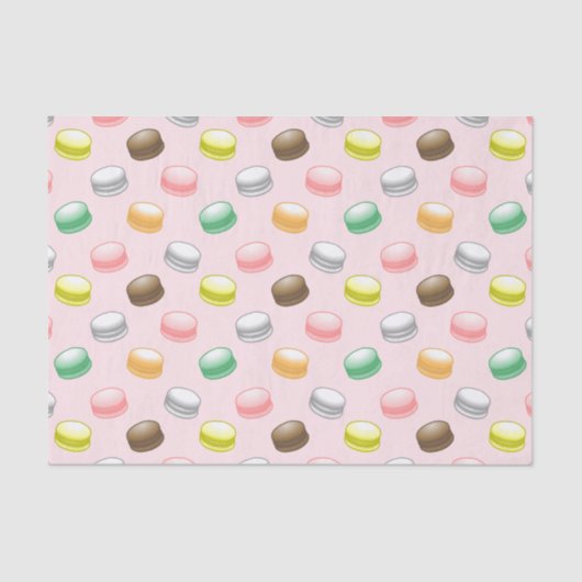 Papier Mousseline Macarons (Recto)