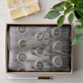 Papier Mousseline Machine à écrire de Merci (Cadeau)