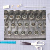 Papier Mousseline Machine à écrire de Merci (Artisanat)