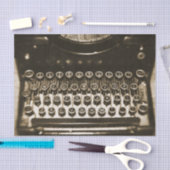 Papier Mousseline Machine à écrire vintage (Artisanat)