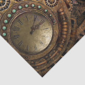 Papier Mousseline Machine à temps pour engrenages Steampunk (Détail)