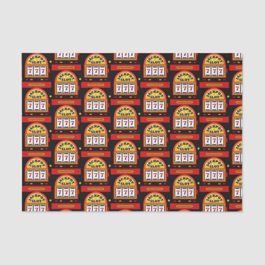 Papier Mousseline machine de jeu carrelée tissu de partie casino (Recto)