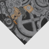 Papier Mousseline Machinerie Steampunk (couleur complète) (Détail)