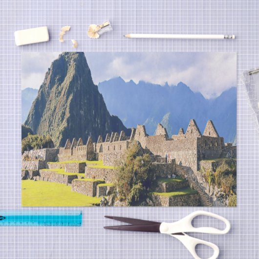 Papier Mousseline MACHU PICCHU - Pérou - voir (Artisanat)