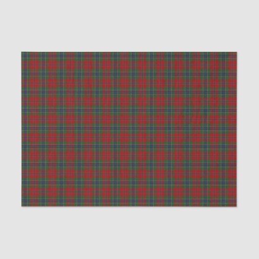 Papier Mousseline Maclean Tartan Scottish Modern MacLean de Duart (Recto)