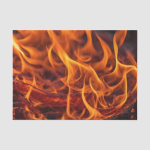 Papier Mousseline macro Flamme d'incendie