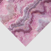 Papier Mousseline Macro rose Agate Stone (Détail)