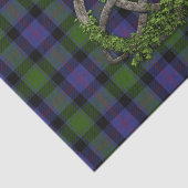 Papier Mousseline MacTaggart Tartan Et Céltic Trinity Knot (Détail)
