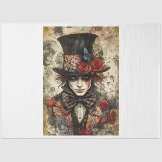 Papier Mousseline Mad Hatter (Recto)