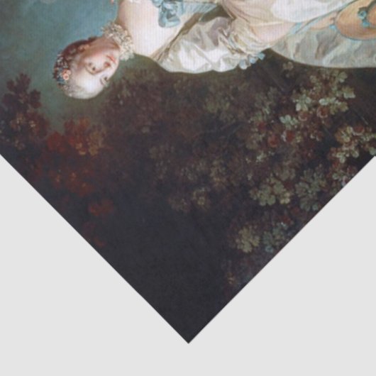 Papier Mousseline Madame Bergeret par François Boucher (Détail)