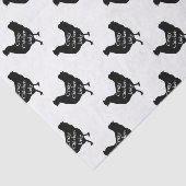 Papier Mousseline Madame folle mignonne Chicken Silhouette de poulet (Détail)