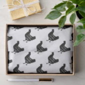 Papier Mousseline Madame folle mignonne Chicken Silhouette de poulet (Cadeau)