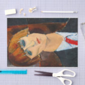 Papier Mousseline Madame Kisling, 1917 par Amedeo Modigliani (Artisanat)