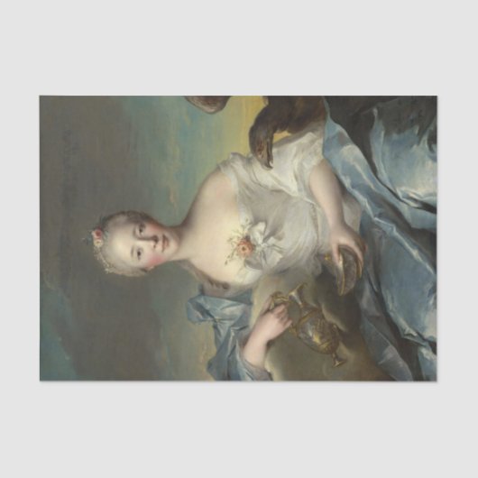 Papier Mousseline Madame le Fevre de Caumartin par Nattier (Recto)