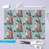 Papier Mousseline Madame vintage Liberty (Artisanat)