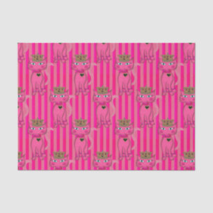 Papier Mousseline Mademoiselle Kitty, Parties scintillant rose 2AO-T