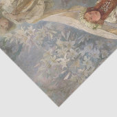 Papier Mousseline Madonna des Lilies par Alphonse Mucha (Détail)