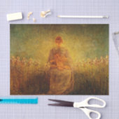 Papier Mousseline Madonna des Lilies par Gaetano Previous (Artisanat)