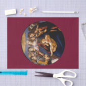 Papier Mousseline Madonna du papier de tissus de grenade (Artisanat)