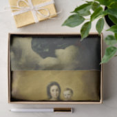 Papier Mousseline Madonna et l'enfant, Beaux-Arts Papier Tissu de No (Cadeau)