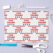 Papier Mousseline Magadoniens pour Trump 2024 Rouge bleu (Artisanat)