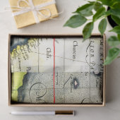 Papier Mousseline Magellans navire Victoria, Antique Carte Océan Pac (Cadeau)