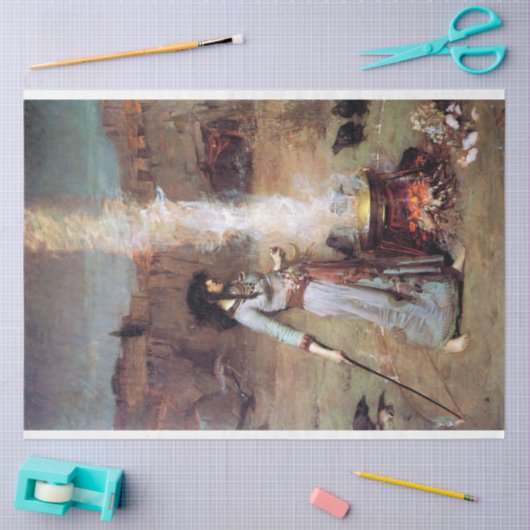 Papier Mousseline Magic Circle, John William Waterhouse (Artisanat)