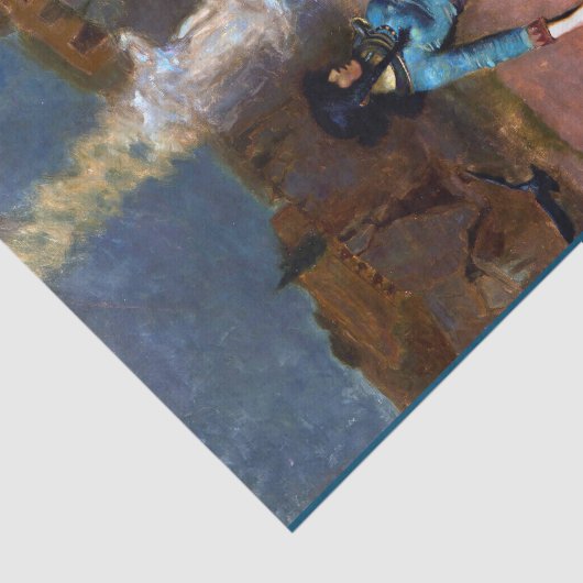 Papier Mousseline Magic Circle John William WaterHouse (Détail)