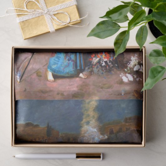 Papier Mousseline Magic Circle John William WaterHouse (Cadeau)