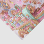 Papier Mousseline Magical 3D Cupid’s Valentine Gift Factory Scene (Détail)