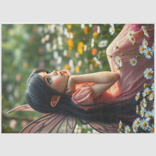 Papier Mousseline Magical Fairy Princess Decoupage (Recto)