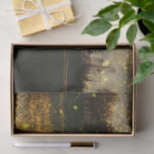 Papier Mousseline Magical fireflies dreamy landscape (Cadeau)