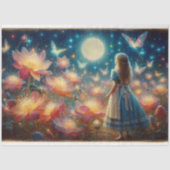 Papier Mousseline Magical Moonlight Firefly Garden Alice Decoupage (Recto)