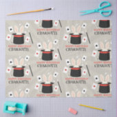 Papier Mousseline Magicien Show Magicien Enfants Anniversaire Nom pe (Artisanat)