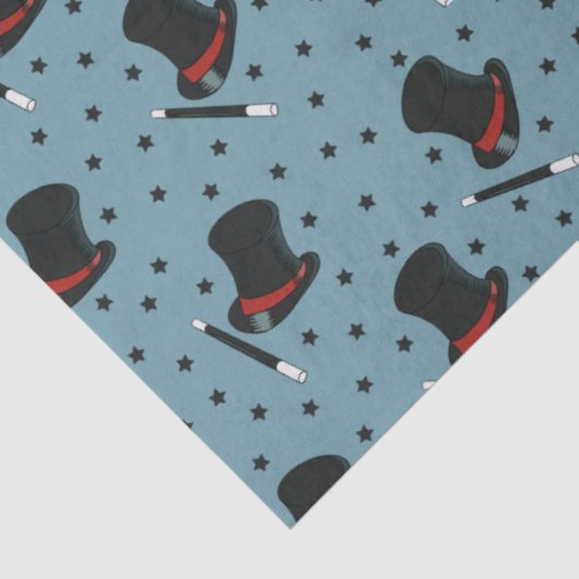 Papier Mousseline Magiciens Casquettes, Bandes magiques et étoiles B (Détail)
