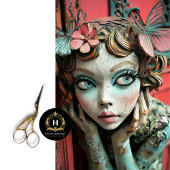 Papier Mousseline Magique Gothique Paris Gargoyle Découpage