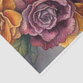 Papier Mousseline Magnifique aquarelle Sugar Skull Femme Découpage (Détail)