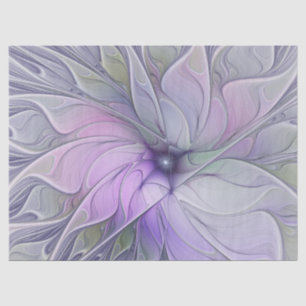 Papier Mousseline Magnifique beauté abstraite moderne art fractal fl