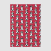 Papier Mousseline Magnifique chiot comic Dane (Recto)