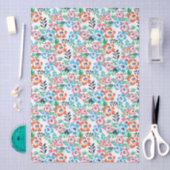 Papier Mousseline Magnifique conception florale botanique (Artisanat)