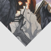 Papier Mousseline Magnifique Découpage Halloween Éffrayant (Détail)