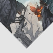 Papier Mousseline Magnifique Découpage Halloween Éffrayant (Détail)